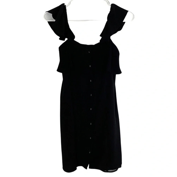 Privacy Please x Revolve Norval Off Shoulder Little Black Dress Womens Size XS - Picture 1 of 13